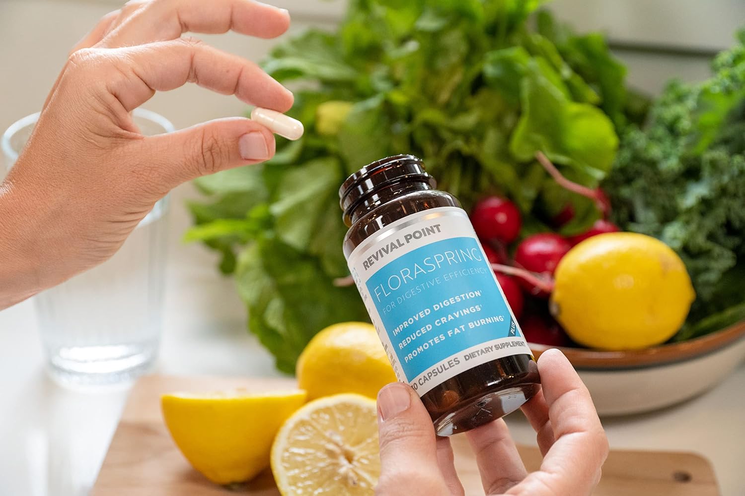 Floraspring Probiotic Supplement for Gut Health - Lactobacillus Gasseri, 14 Strains, 30 Capsules - Supports Digestive Health, Metabolism, and Bloating - Dr Formulated for Women and Men