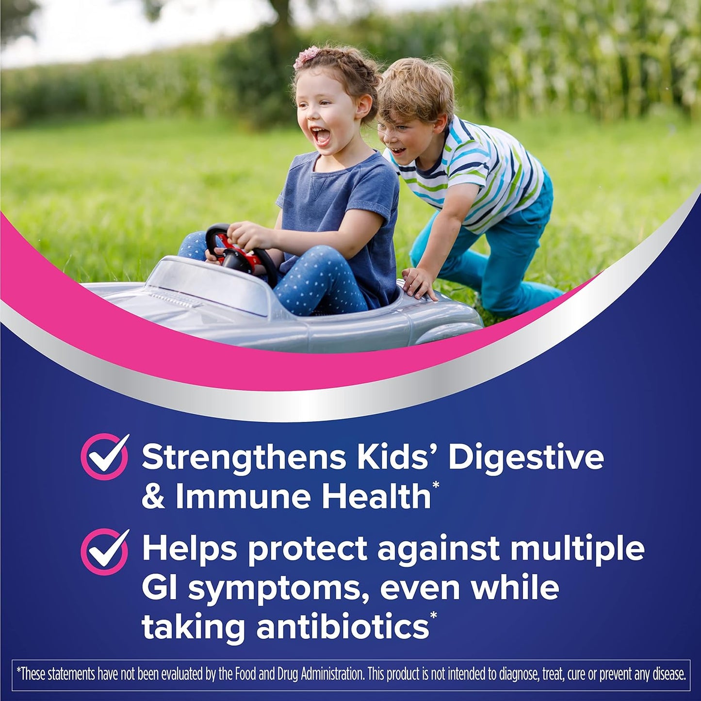 Florastor Kids Probiotic Powder Sticks for Digestive & Immune Health, 20 Pack, Easy-to-Mix Formula
