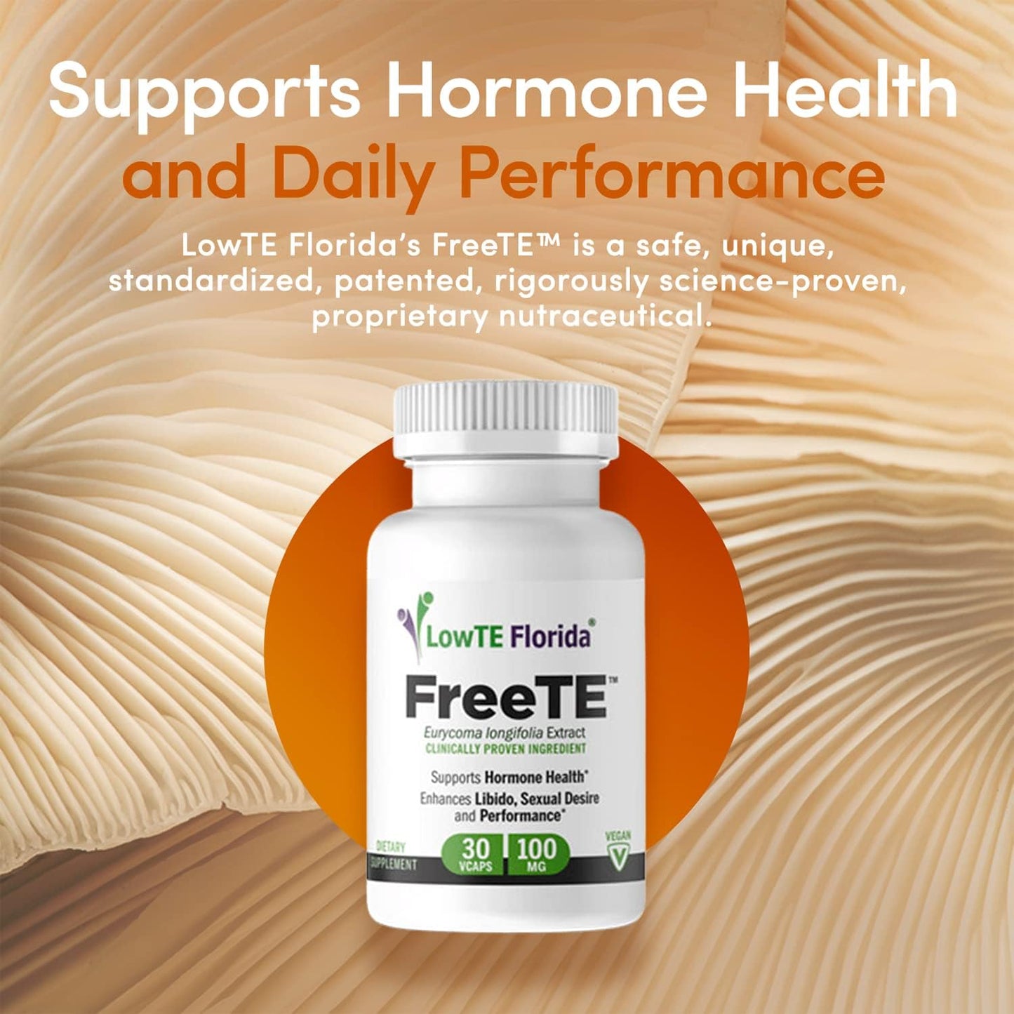 Florida FreeTE™ Eurycoma Longifolia Extract - Premium LongJack LJ100® Supplement from LowTE