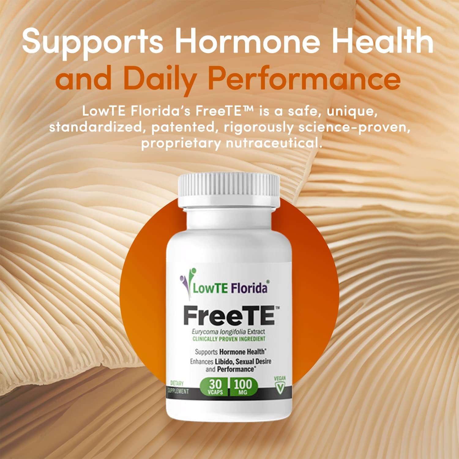 Florida FreeTE™ Eurycoma Longifolia Extract - Premium LongJack LJ100® Supplement from LowTE