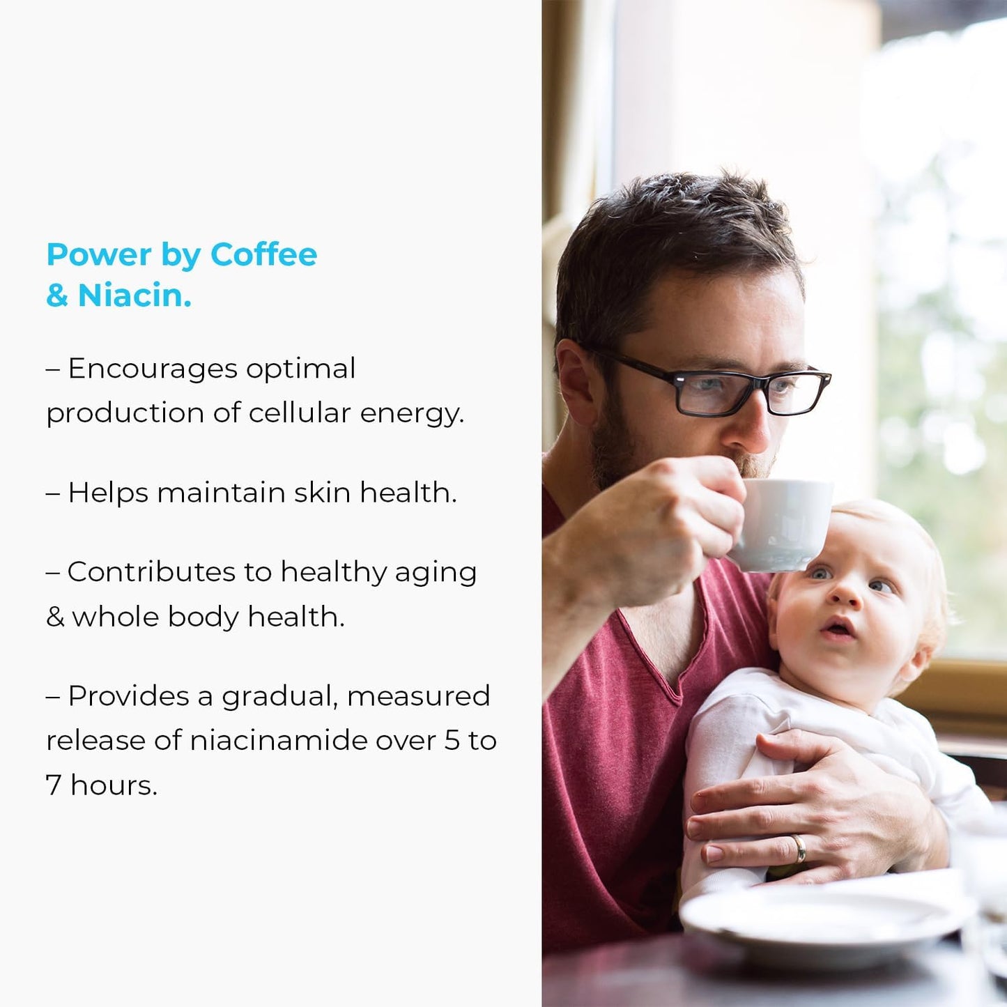 Flush-Free Endur-Amide NAD+ Niacinamide Vitamin B3 Supplements for Energy, Men & Women, 500mg, 90 Tablets, Optimal Absorption