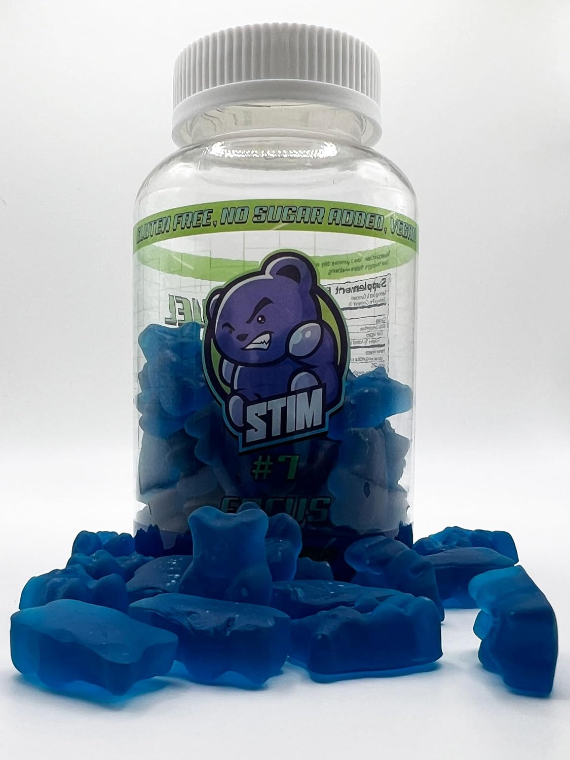 Focus and Energy Gummies - STIM #7 Formula for Enhanced Productivity and Mental Clarity