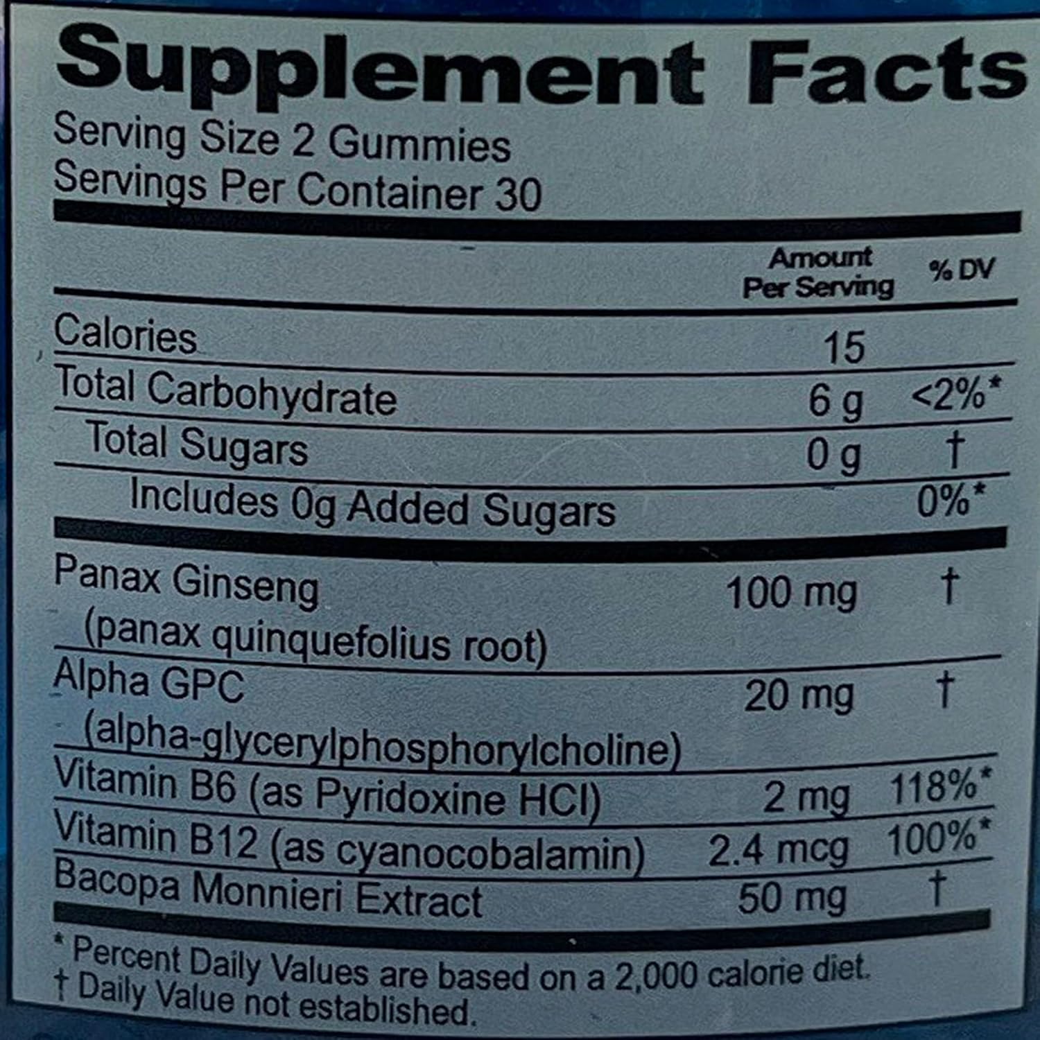 Focus and Energy Gummies - STIM #7 Formula for Enhanced Productivity and Mental Clarity