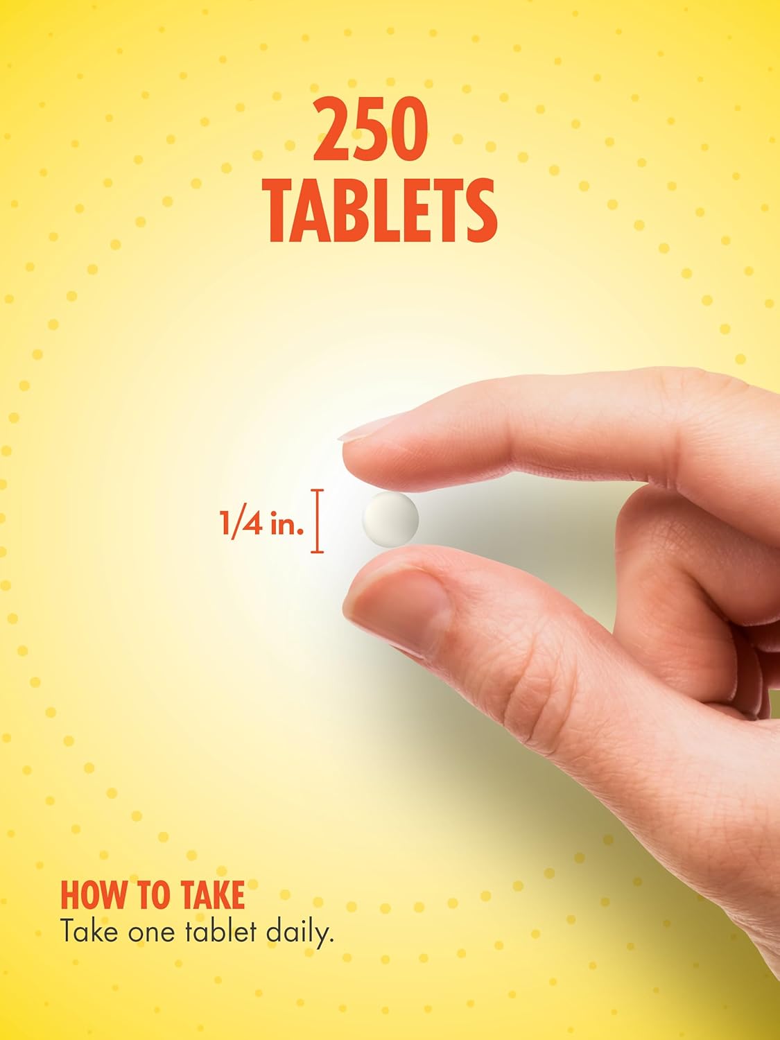 Folic Acid 800 mcg | 250 Vegetarian Tablets | Non-GMO Gluten Free B-Vitamin Supplement for Overall Health