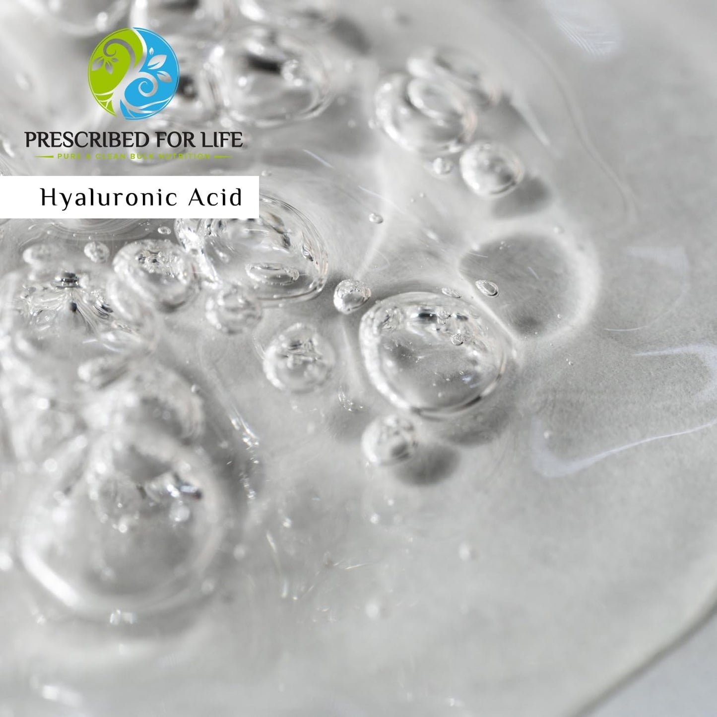 Food Grade Hyaluronic Acid Powder Supplement, Medium Molecular Weight, 2oz / 56g