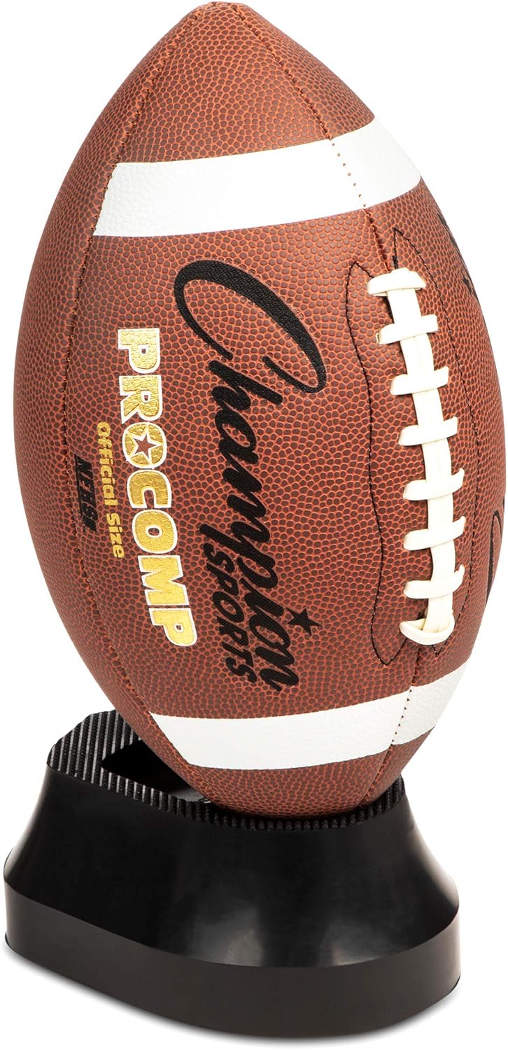 Football Kicking Tee for Kickoff Practice - Ball Holder Tees for Footballs - Kicking Block and Accessories by Champion Sports
