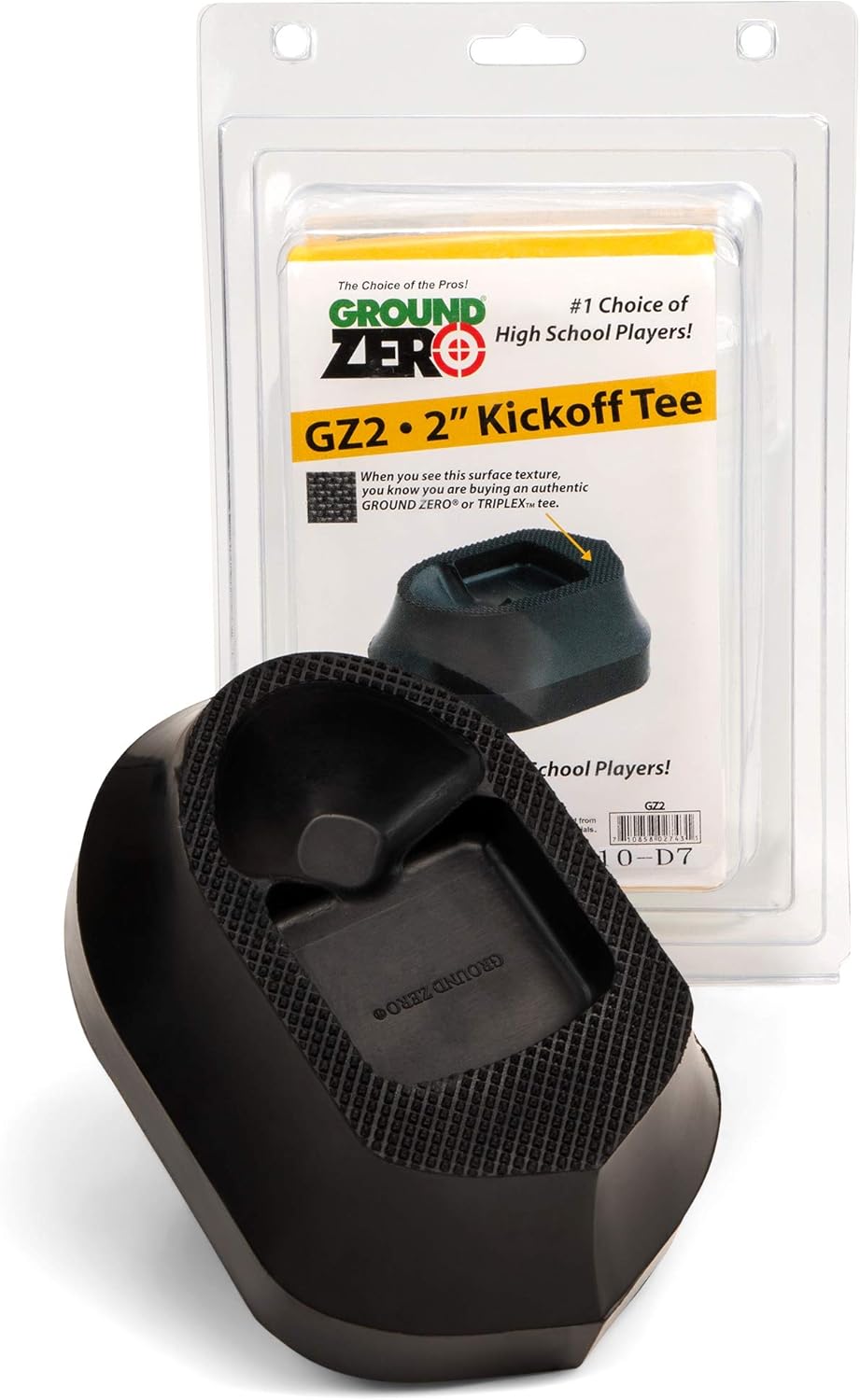 Football Kicking Tee for Kickoff Practice - Ball Holder Tees for Footballs - Kicking Block and Accessories by Champion Sports