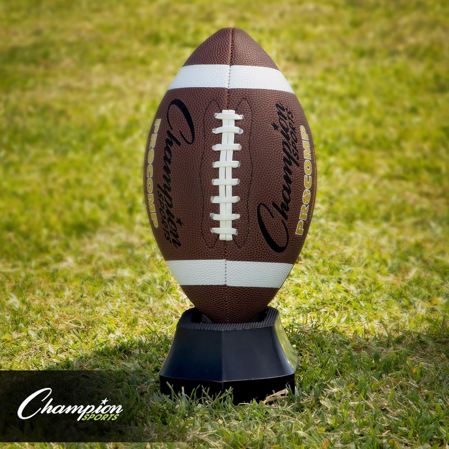 Football Kicking Tee for Kickoff Practice - Ball Holder Tees for Footballs - Kicking Block and Accessories by Champion Sports