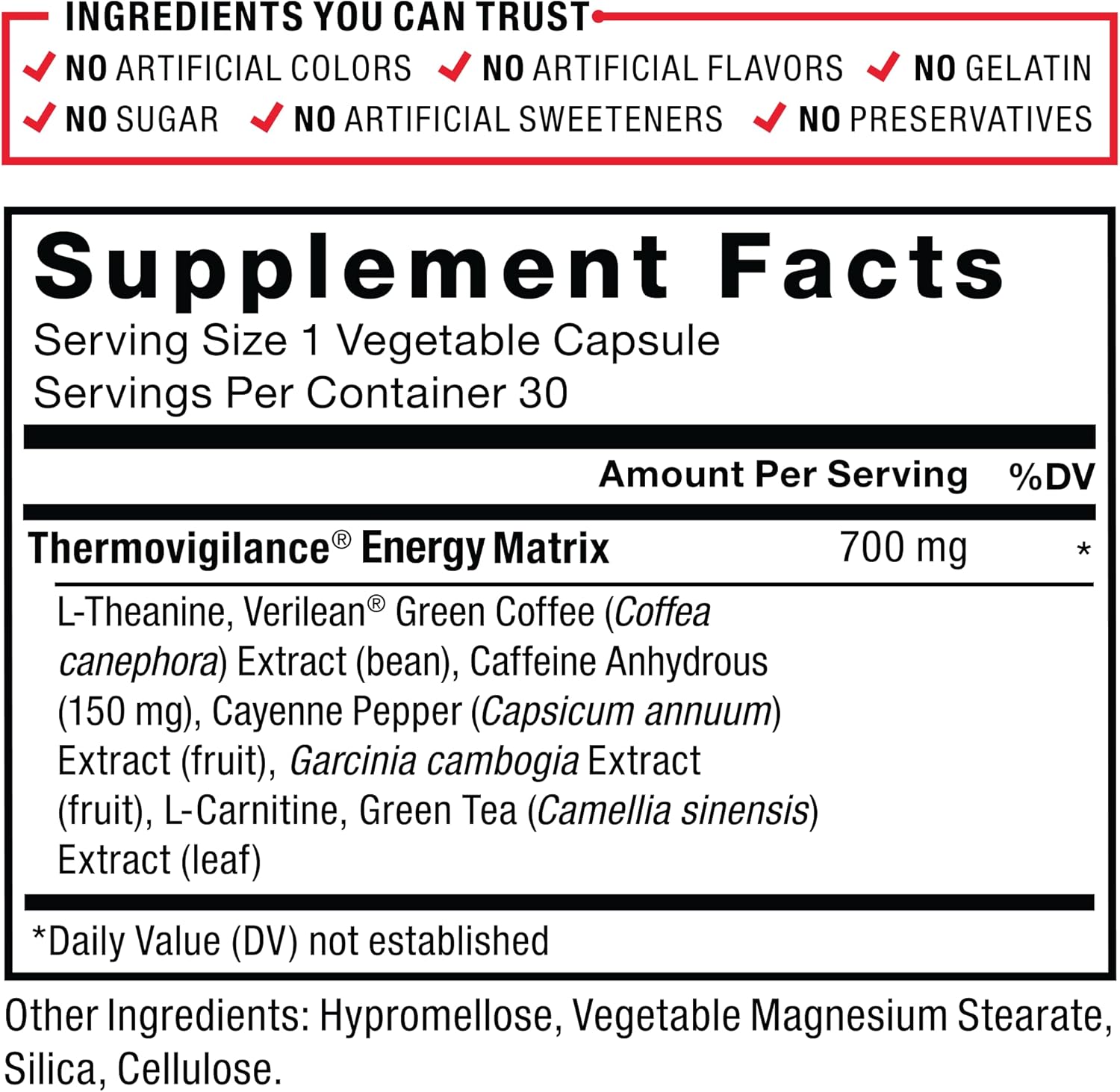 Force Factor LeanFire Pre Workout Energy Pills - Green Tea Extract, Caffeine - Boost Energy, Build Lean Muscle - 30 Count, Black, Package Varies