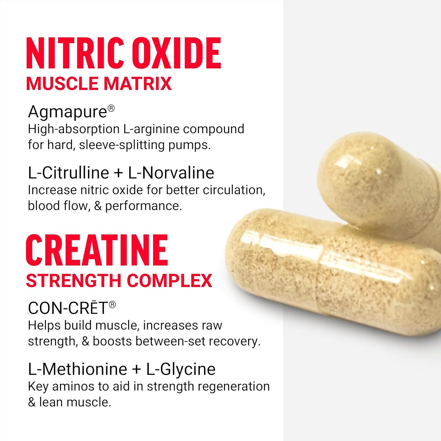 Force Factor Volcano Pre-Workout Supplement for Men - Nitric Oxide Booster with Creatine and L-Citrulline - Enhance Energy, Muscle Building, Pump, and Workouts - 120 Capsules