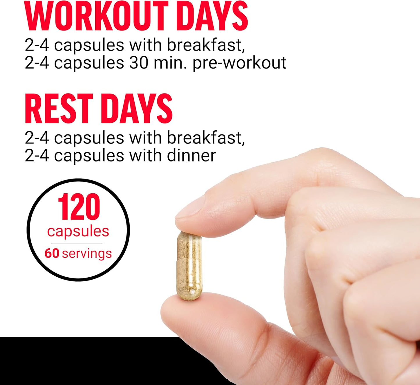 Force Factor Volcano Pre-Workout Supplement for Men - Nitric Oxide Booster with Creatine and L-Citrulline - Enhance Energy, Muscle Building, Pump, and Workouts - 120 Capsules