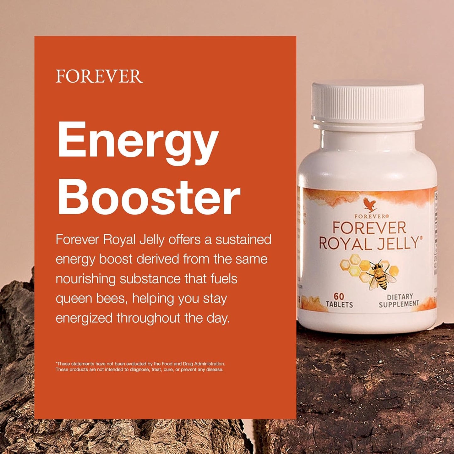 Forever Living - Royal Jelly Supplement for Energy and Vitality - Vegetarian and Gluten-Free - 2 Bottles