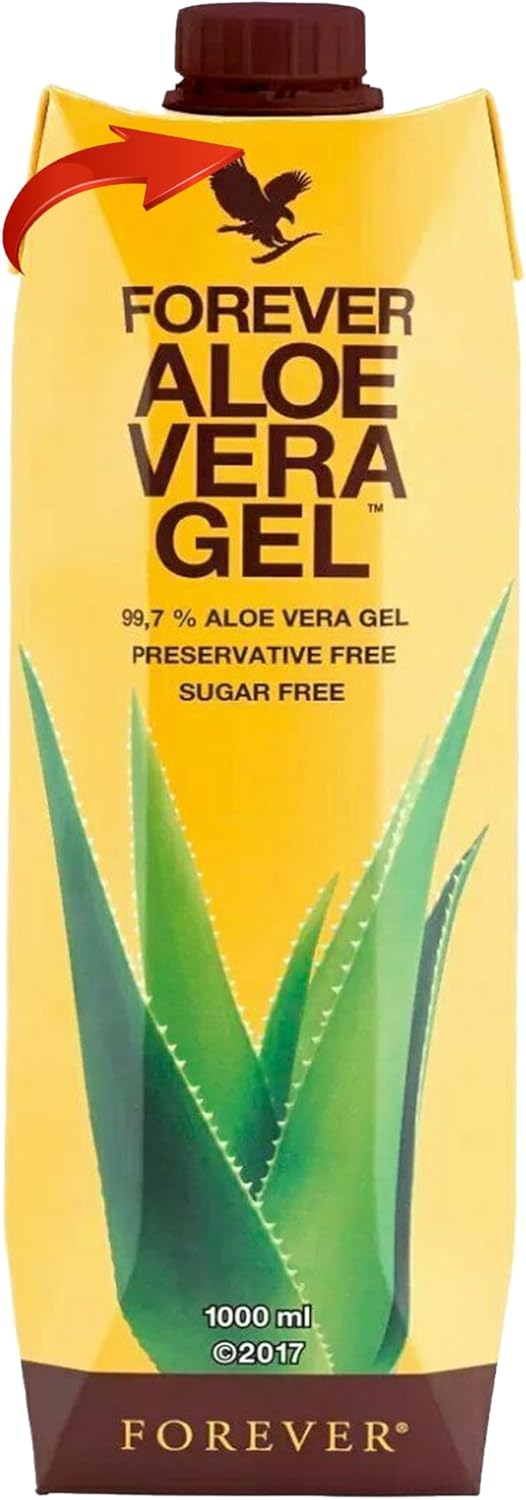 Forever Living Aloe Vera Gel - Pure Inner Leaf Gel for Digestive Health and Immune Support - 38 oz (Pack of 2)