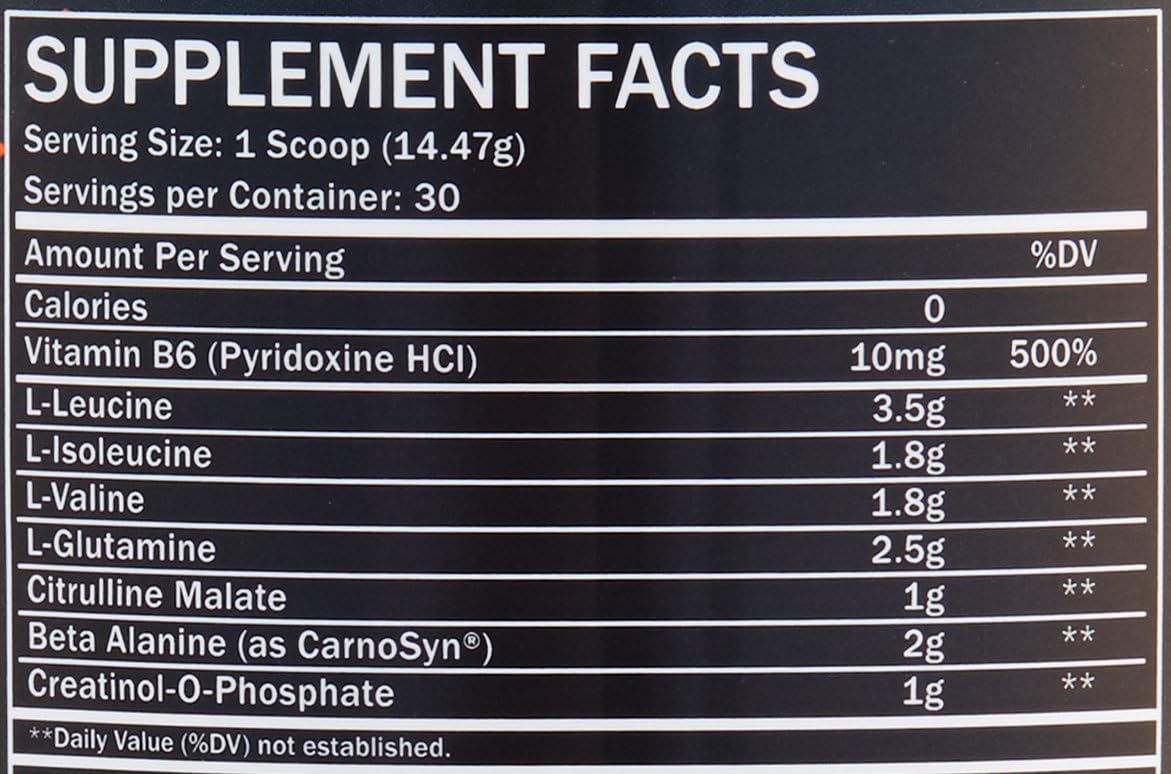 Formutech Nutrition Endurance BCAA Plus - Beta Alanine Supplement for Extended Workouts, Orange Flavor, 434g