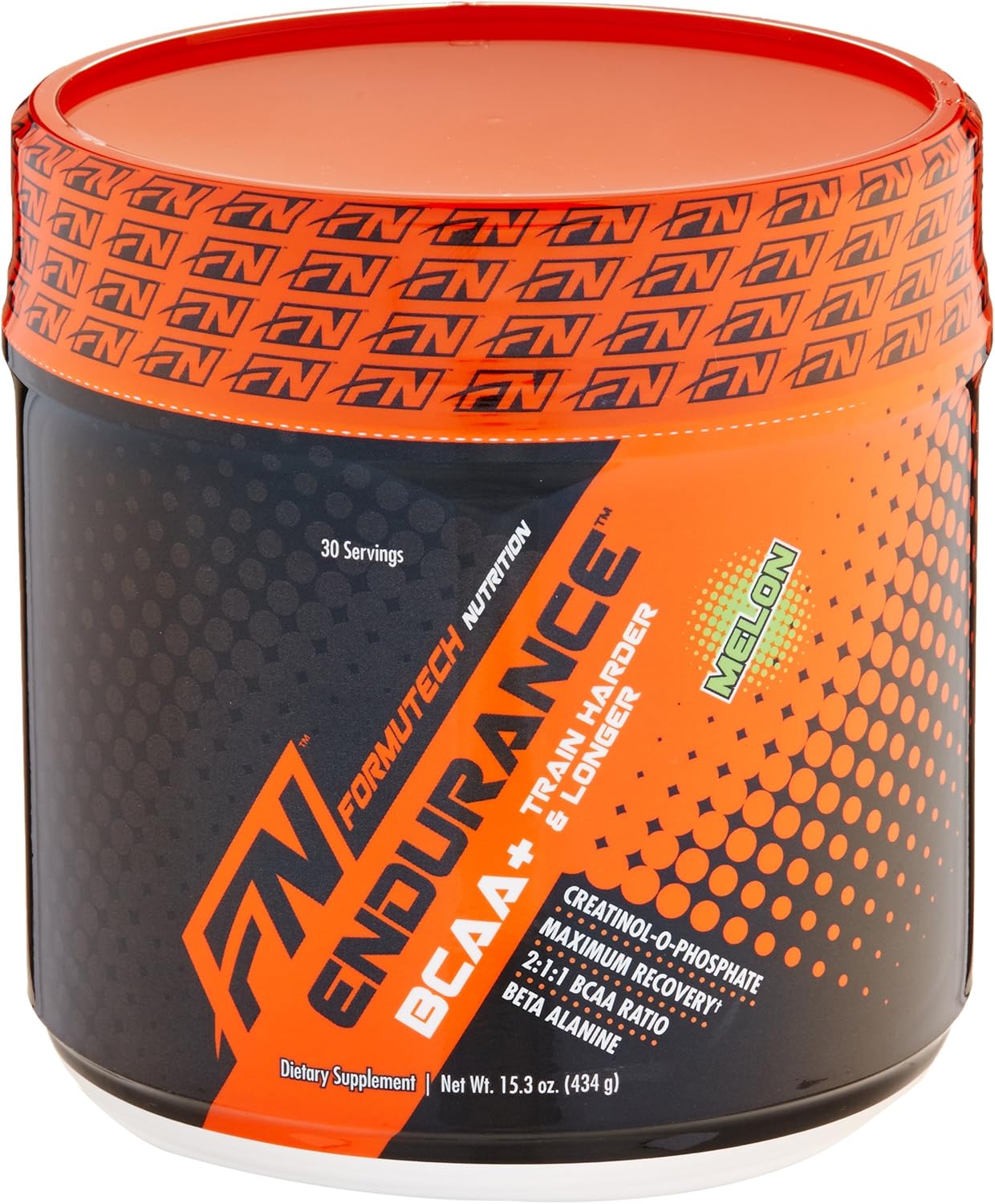 Formutech Nutrition Endurance BCAA Plus with Beta Alanine for Improved Endurance and Performance, Melon Flavor, 434g