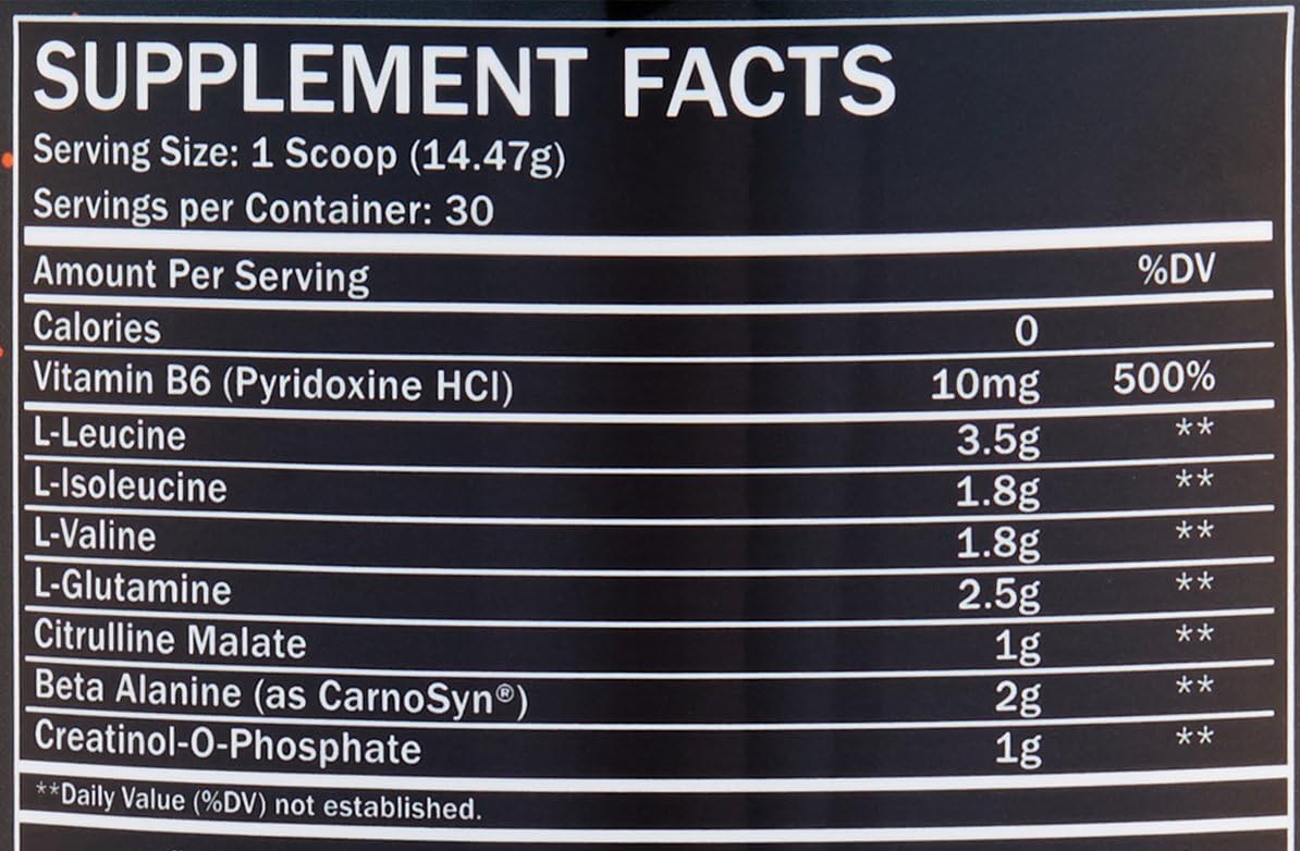 Formutech Nutrition Endurance BCAA Plus with Beta Alanine for Improved Endurance and Performance, Melon Flavor, 434g