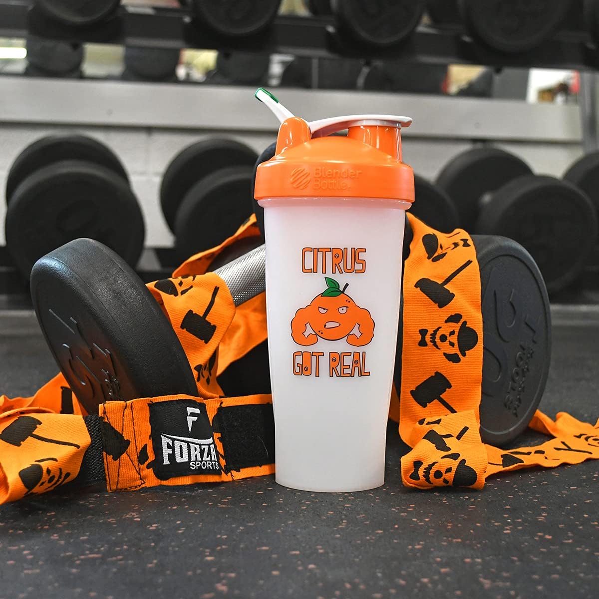 Forza Sports Blender Bottle Classic 28 oz. Shaker with Loop Top - Convenient Mixing Solution for Sports Drinks