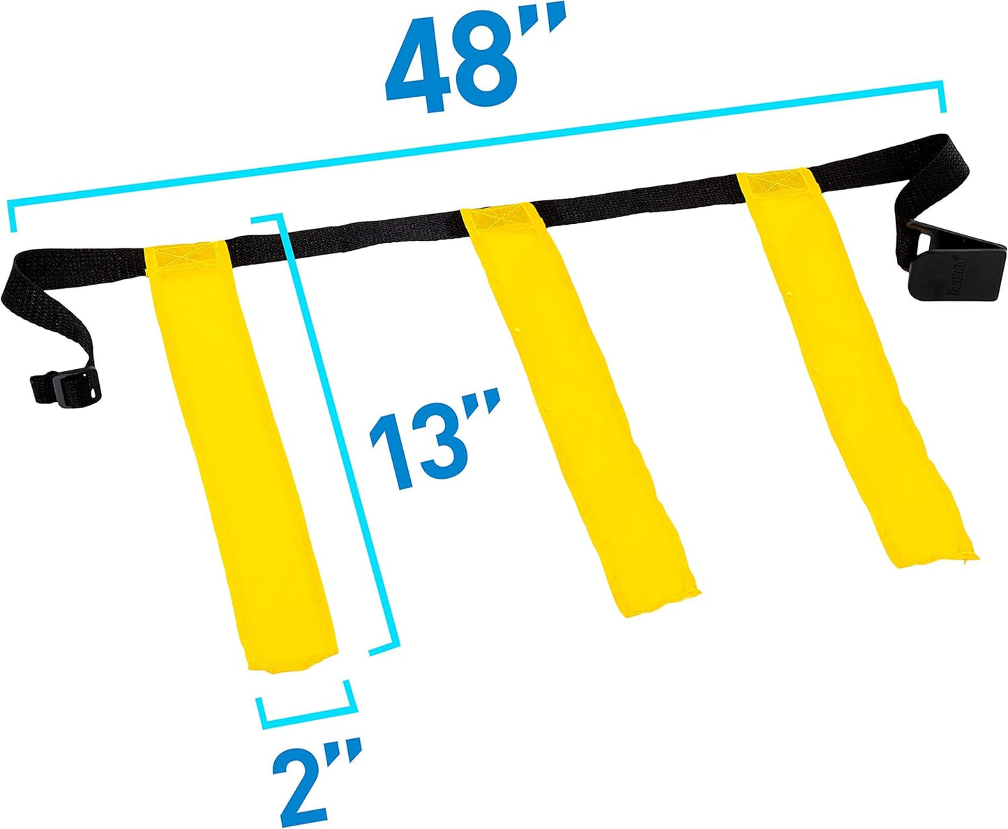 Franklin Sports 10 Player Flag Football Set for Adults and Youth - Includes Belts, Cones, and Field Marker - 5 v 5 Game Equipment