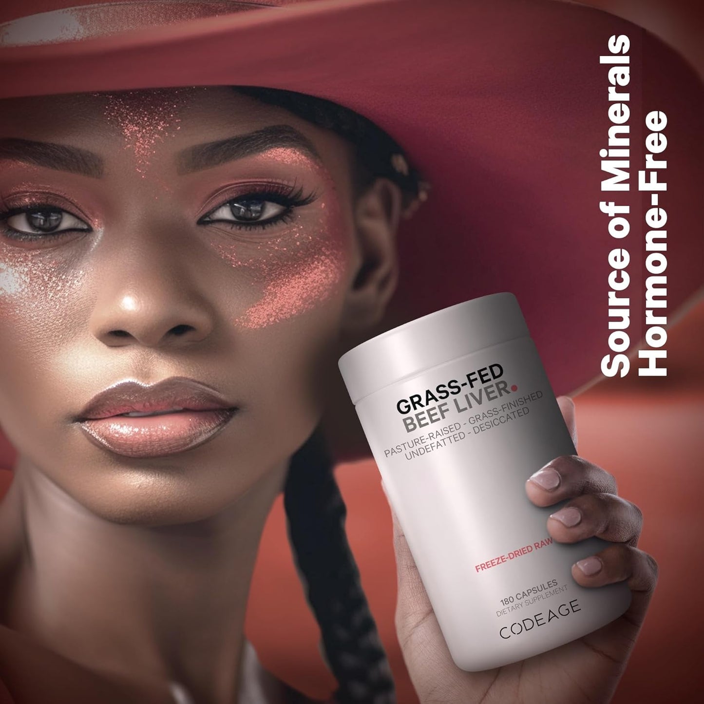 Freeze Dried Grass-Fed Beef Liver Supplement Capsules, Non-Defatted Glandular Bovine Pills, Pasture Raised Liver Vitamins, Non-GMO - 180 Count