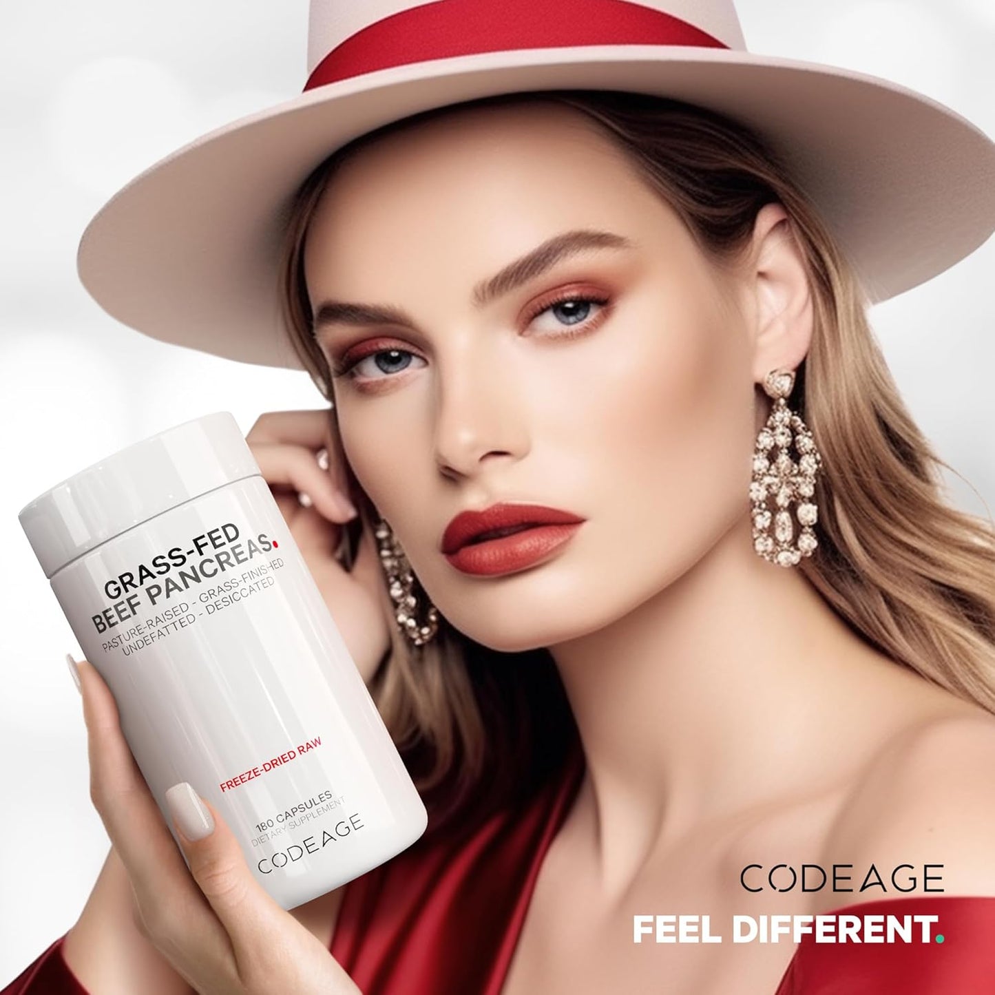 Freeze Dried Grass Fed Beef Pancreas Glandular Supplement - Non-Defatted Desiccated Pills for Pancreatic Enzymes Diet - Bovine Vitamins (180 Capsules)