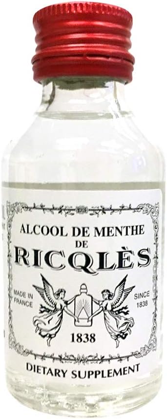 French Ricqles Peppermint Oil Dietary Supplement for Digestive Health - 1.69 fl. oz Bottle