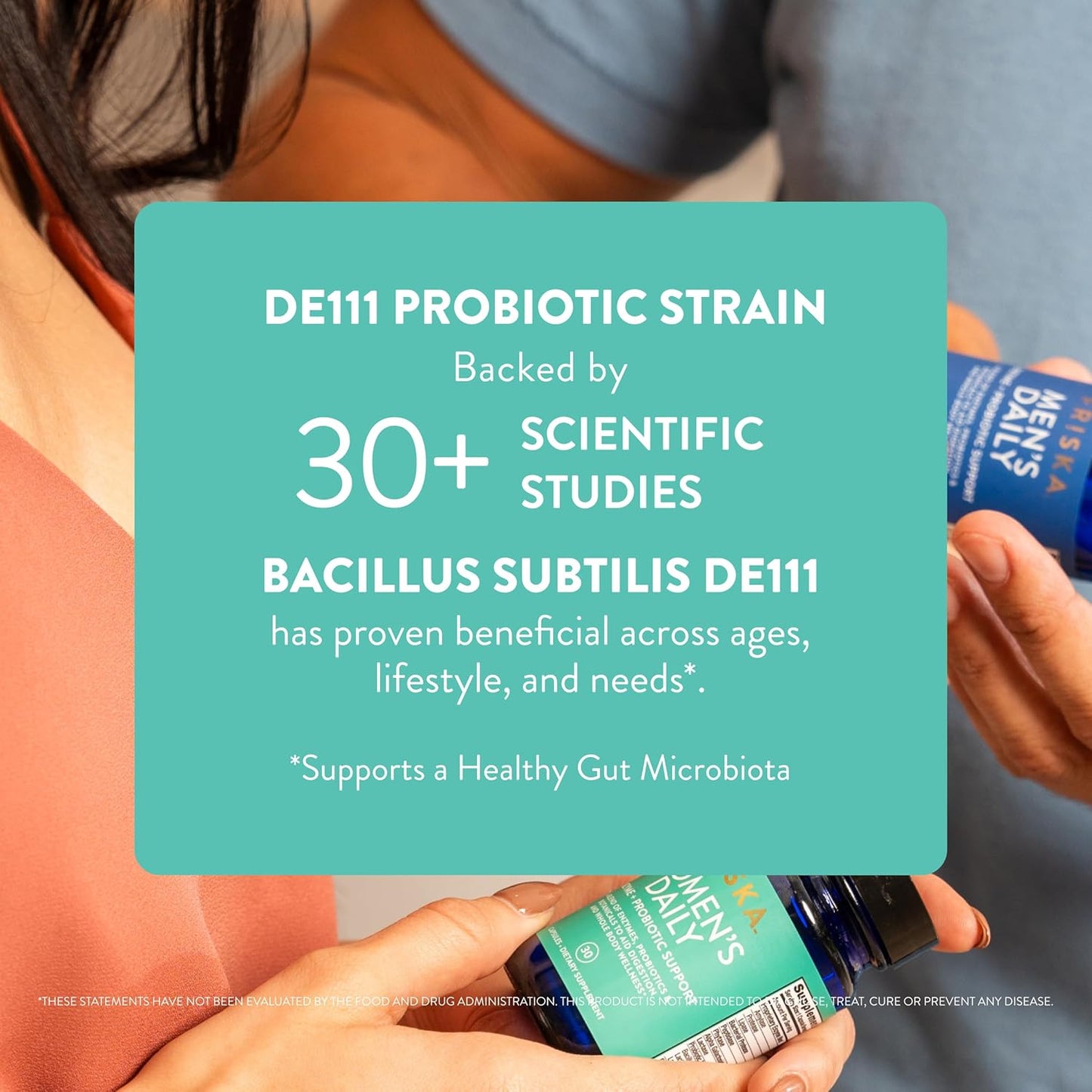FR!SKA FRISKA Women’s Daily Digestive Enzyme & Probiotics Supplement - Natural Support for Female Digestion, Reduces Bloating, 30 Capsules