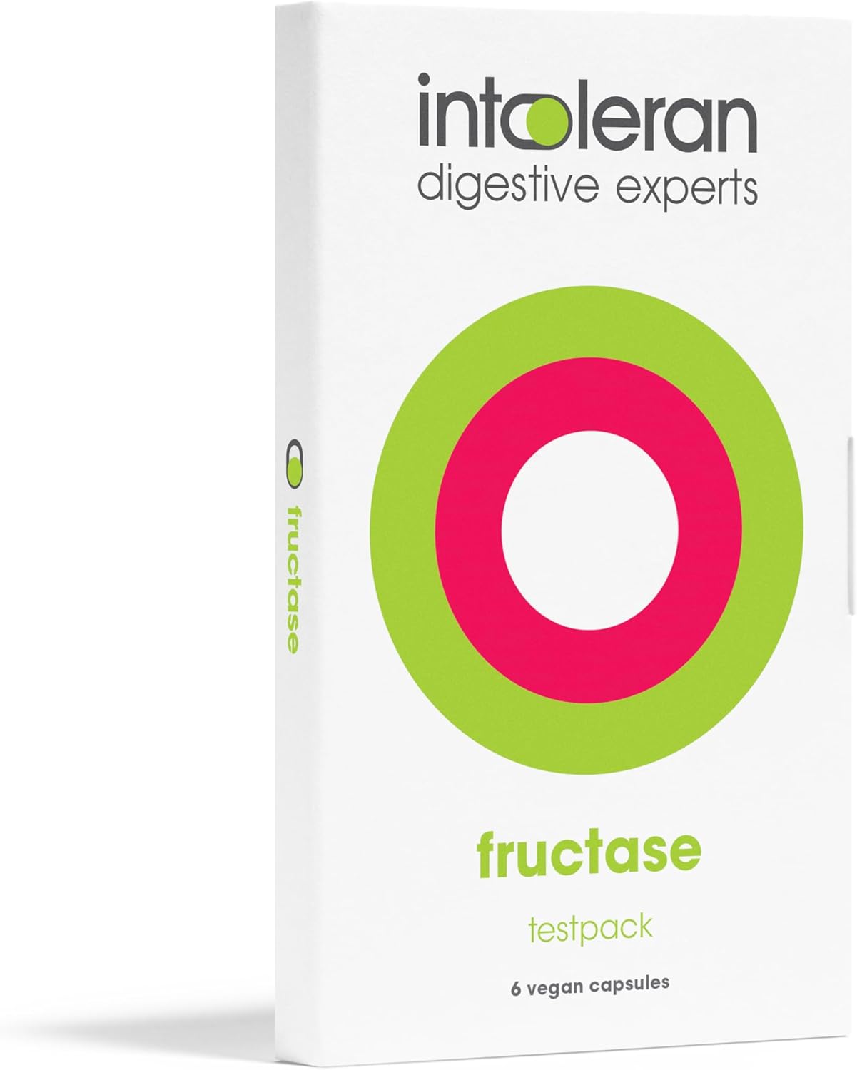 Fructase Digestive Enzymes Testpack - 6 Capsules | Supplement for Fructose Intolerance | Helps Digest Sugary Foods & Drinks | Fast Acting & Vegan | Low FODMAP Compliant