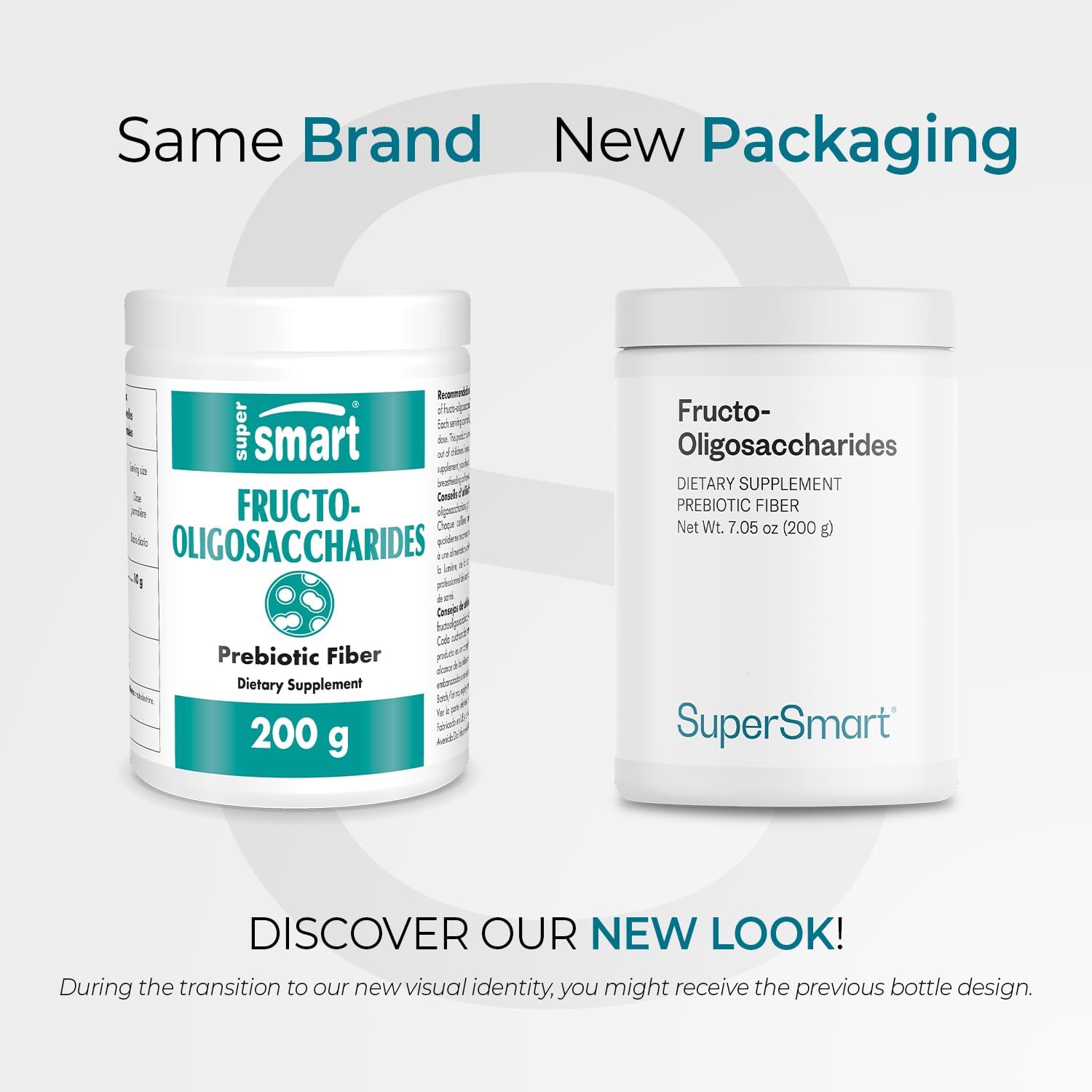 Fructo Oligosaccharides Powder - Prebiotics FOS & Inulin - Fiber Supplement for Gut Health - Non-GMO & Gluten Free - 200g