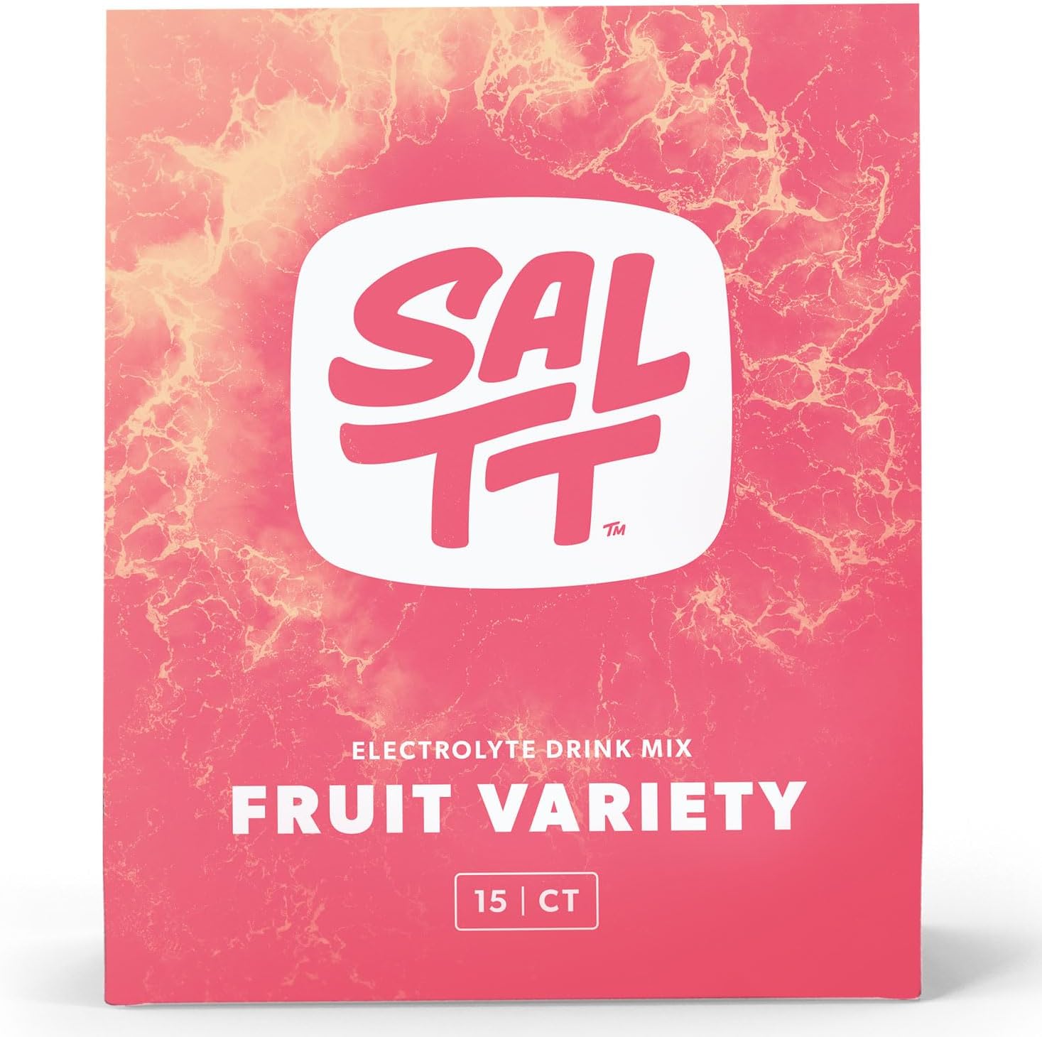 Fruit Flavored Keto Chow SALTT Electrolytes Powder Drink Mix - 15 Packets - Zero Sugar & Gluten Free - Magnesium, Potassium, Sodium & Trace Minerals for Hydration