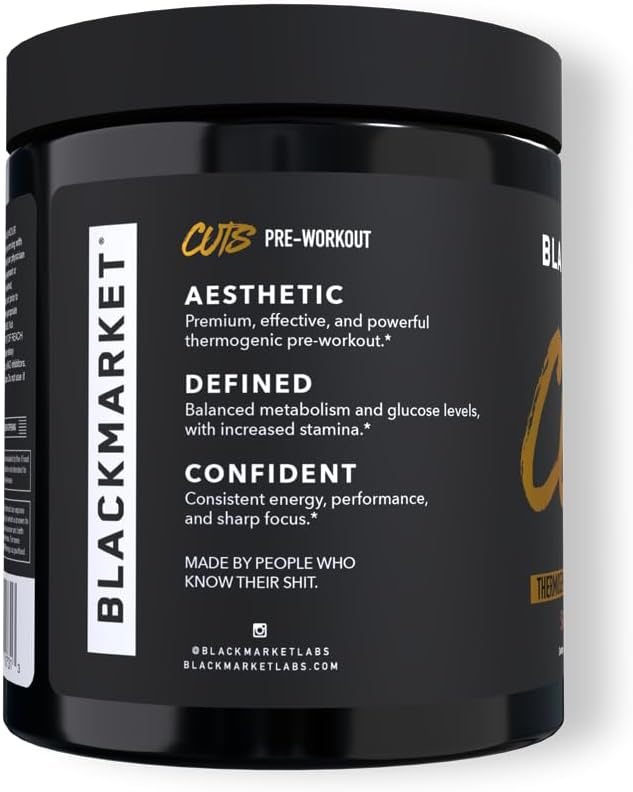 Fruit Punch Flavored Pre Workout Powdered Drink Mix for Men & Women - Boost Energy, Enhance Muscle Definition, Thermogenic Formula, No Creatine - 30 Servings