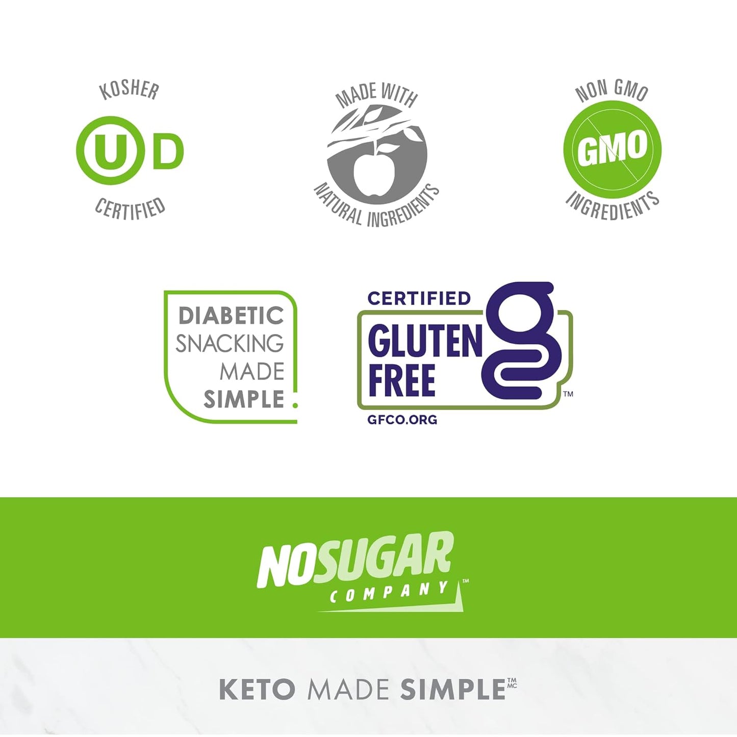 Fudge Brownie Keto Bars - Low Carb Snack with 9g Protein, 13g Healthy Fat, Sugar Free, 12 Bars
