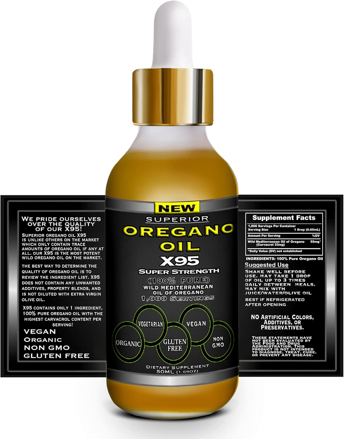 Fulvic Humic Acid Liquid Supplement with Electrolytes and Oregano Oil Drops: Stronger and More Versatile Than Oregano Softgels