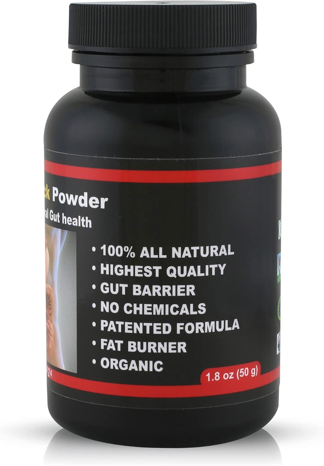Fulvika Black Plant-Based Trace Mineral Powder with Electrolytes - Vegan Supplement (166 Servings, Flavorless, Kosher)