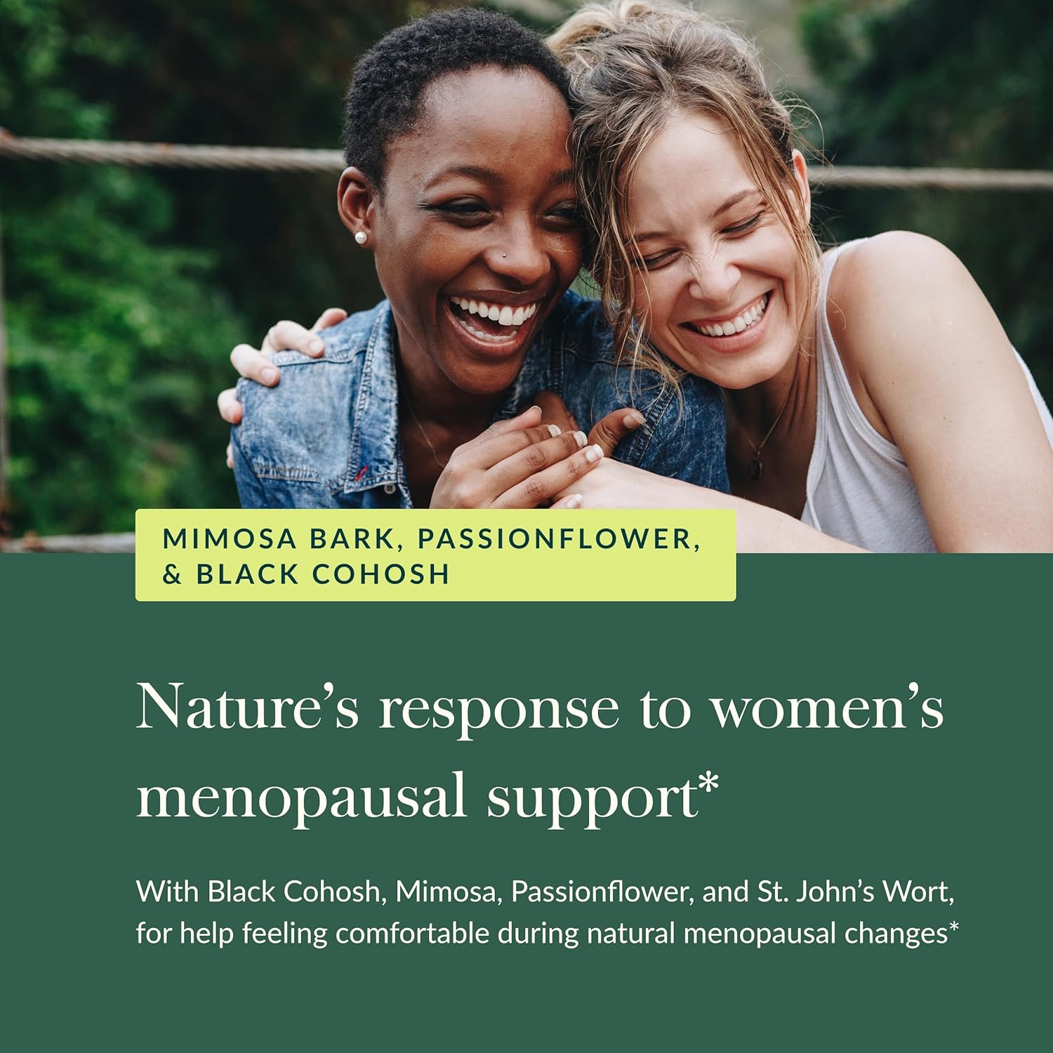 Gaia Herbs Menopause Supplement for Women - Nighttime Comfort Blend with Black Cohosh, Mimosa, Passionflower & St. John’s Wort - 60 Vegan Liquid Phyto-Caps