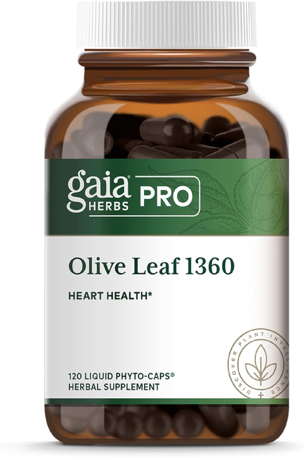 Gaia Herbs PRO Olive Leaf Extract - 1360 mg Immune Support Supplement