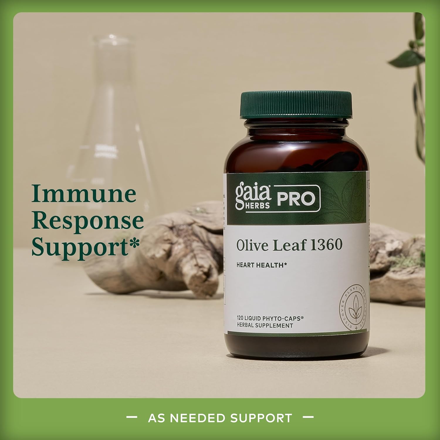 Gaia Herbs PRO Olive Leaf Extract - 1360 mg Immune Support Supplement