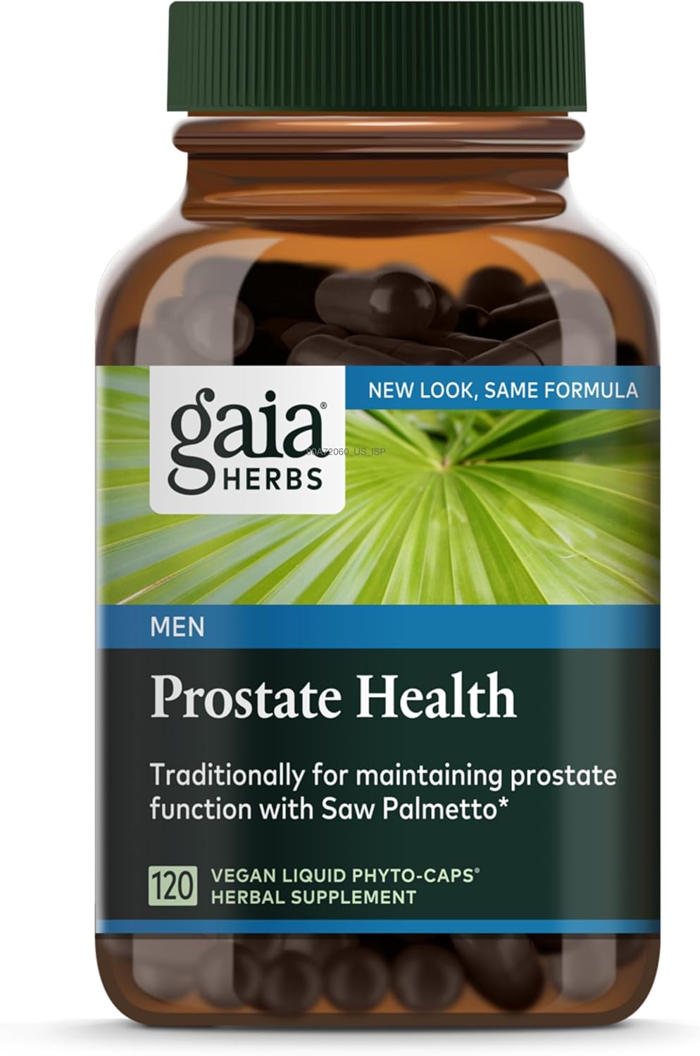 Gaia Herbs Prostate Health Supplement - Saw Palmetto, Green Tea, Nettle Root, White Sage - 120 Vegan Capsules