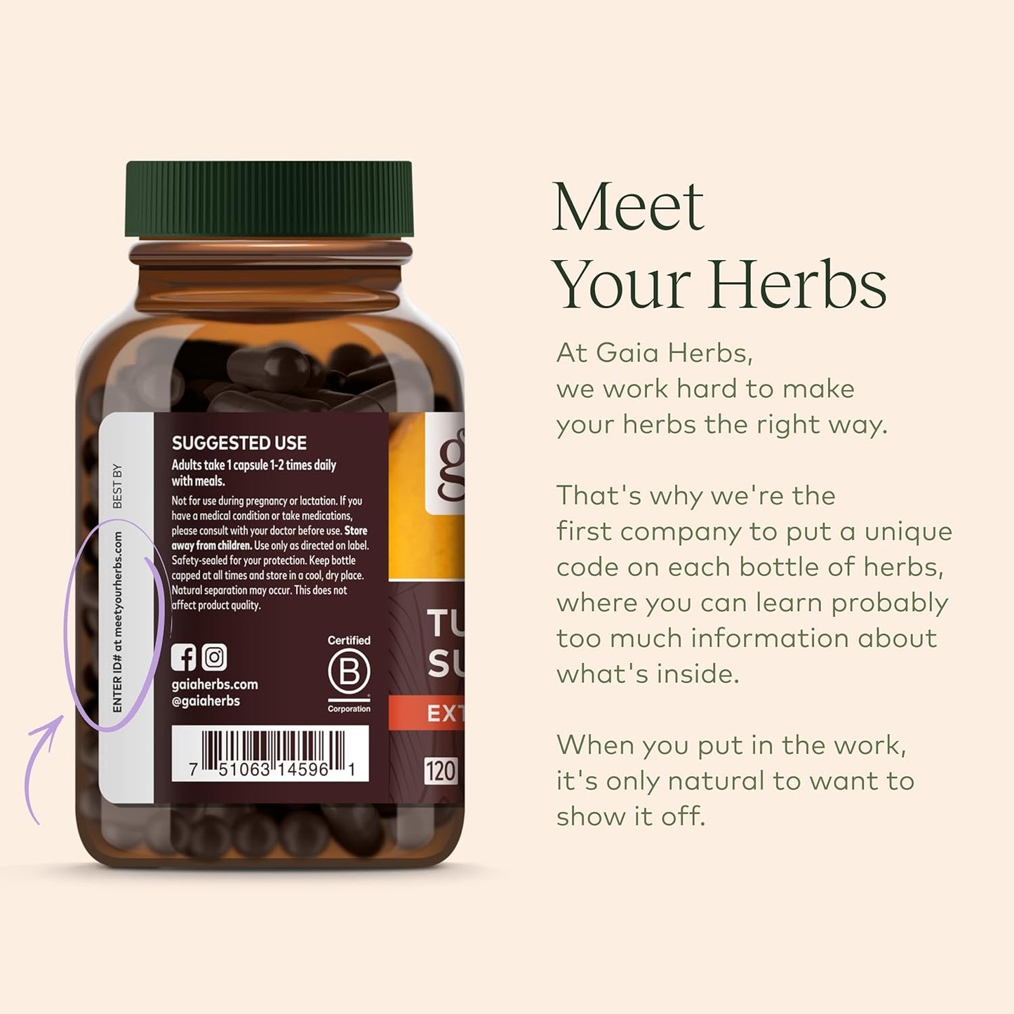 Gaia Herbs Turmeric Supreme Extra Strength - Supports Joint Comfort with Turmeric & Black Pepper - 180 Vegan Liquid Capsules