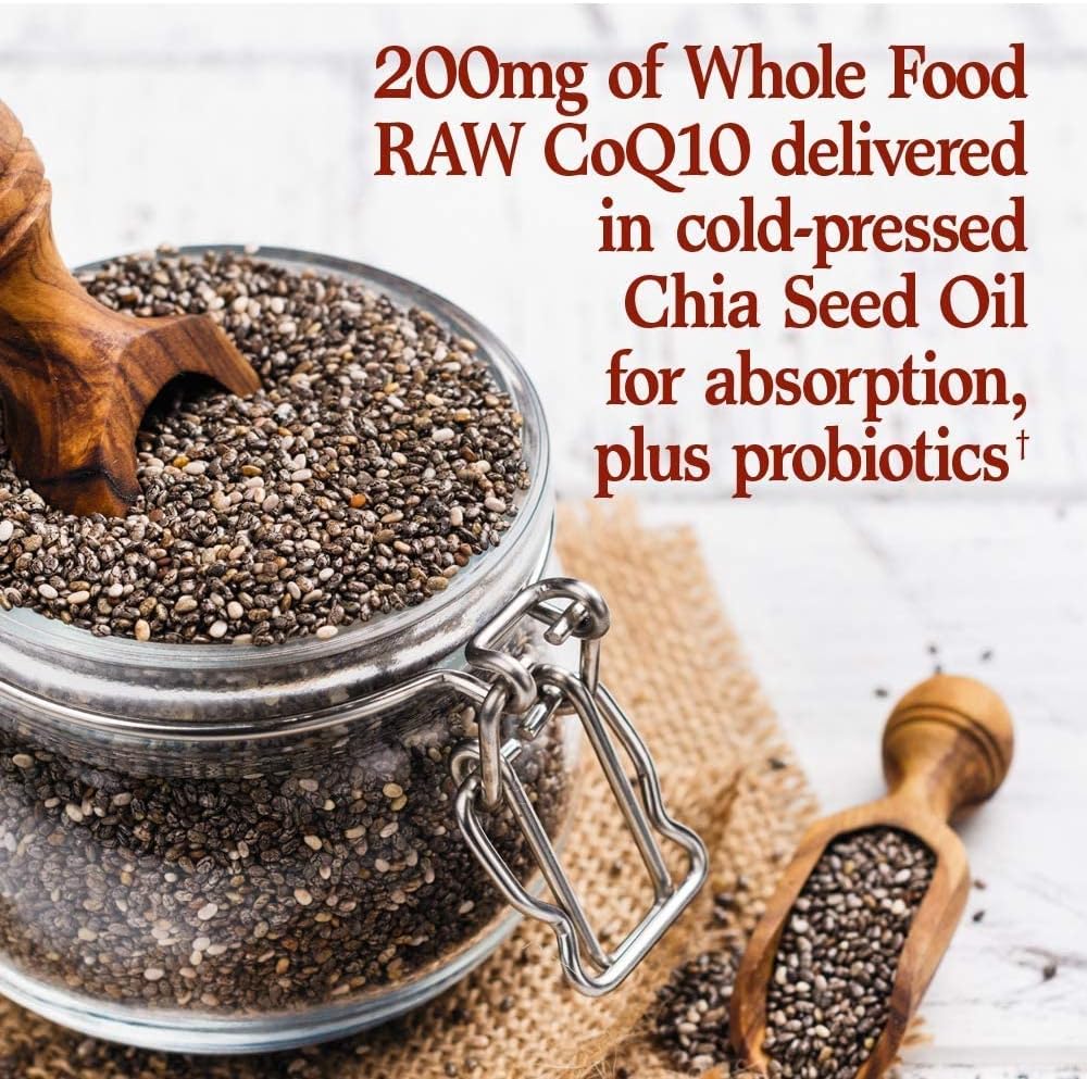 Garden of Life Dr. Formulated Advanced Omega Fish Oil - Lemon Flavor, Vegetarian Omega 3 6 9 Supplement with Raw CoQ10 and Chia Seed Oil