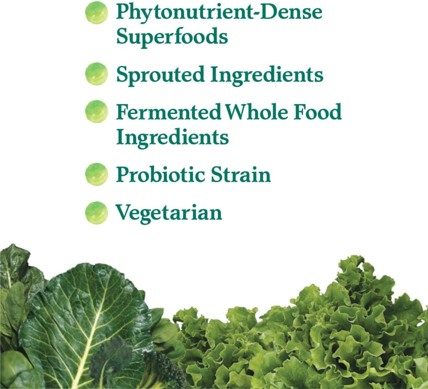 Garden of Life Perfect Food Super Green Formula - 30 Servings | Superfood Powder with 45 Greens, Fruits, Veggies, Probiotics, and Spirulina for Digestion & Immune Support