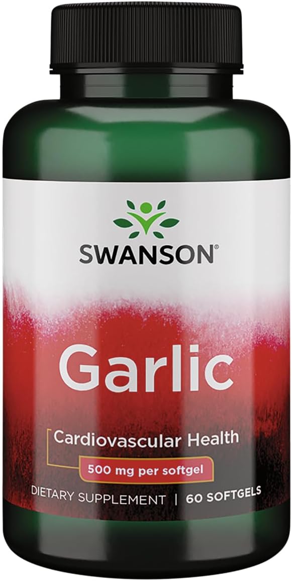 Garlic Supplement 500mg - 60 Softgels by Swanson