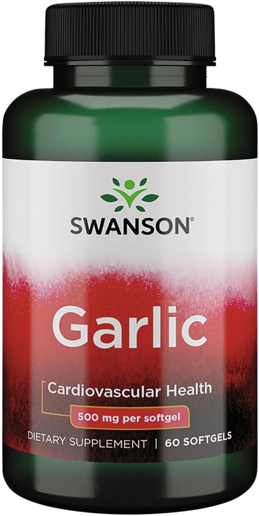 Garlic Supplement 500mg - 60 Softgels by Swanson
