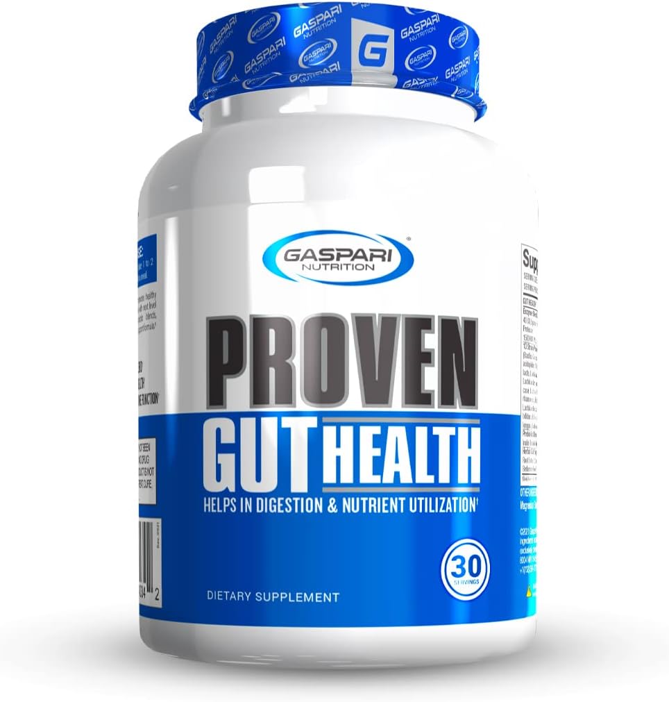 Gaspari Nutrition Gut Health Support with Prebiotics & Probiotics for Digestive Health - 30 Servings