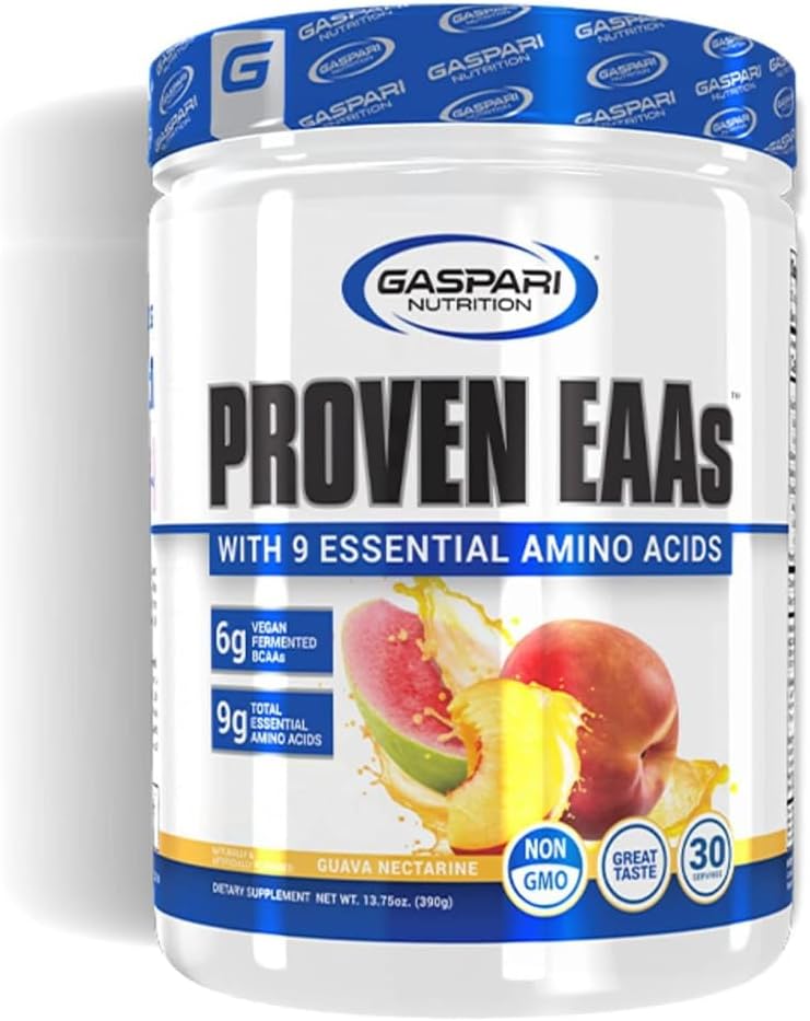 Gaspari Nutrition Proven EAAs™ Guava Nectarine Flavor - 13.75 oz (390 g) - 9 Essential Amino Acids