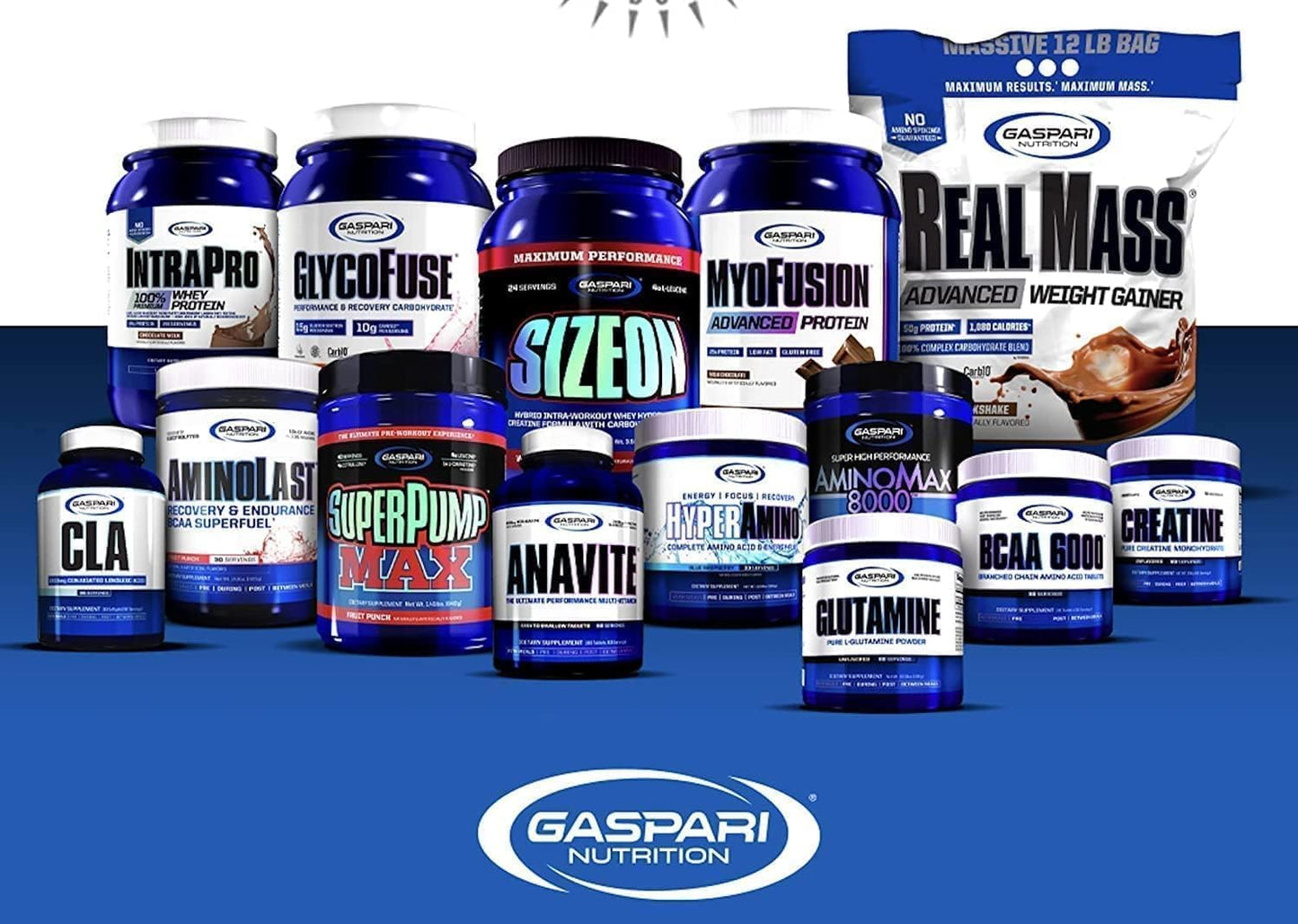 Gaspari Nutrition SuperPump MAX Pre Workout Powder - Fruit Punch Flavor - Boost Energy, Muscle Growth, and Recovery - Nitric Oxide Booster - 40 Servings