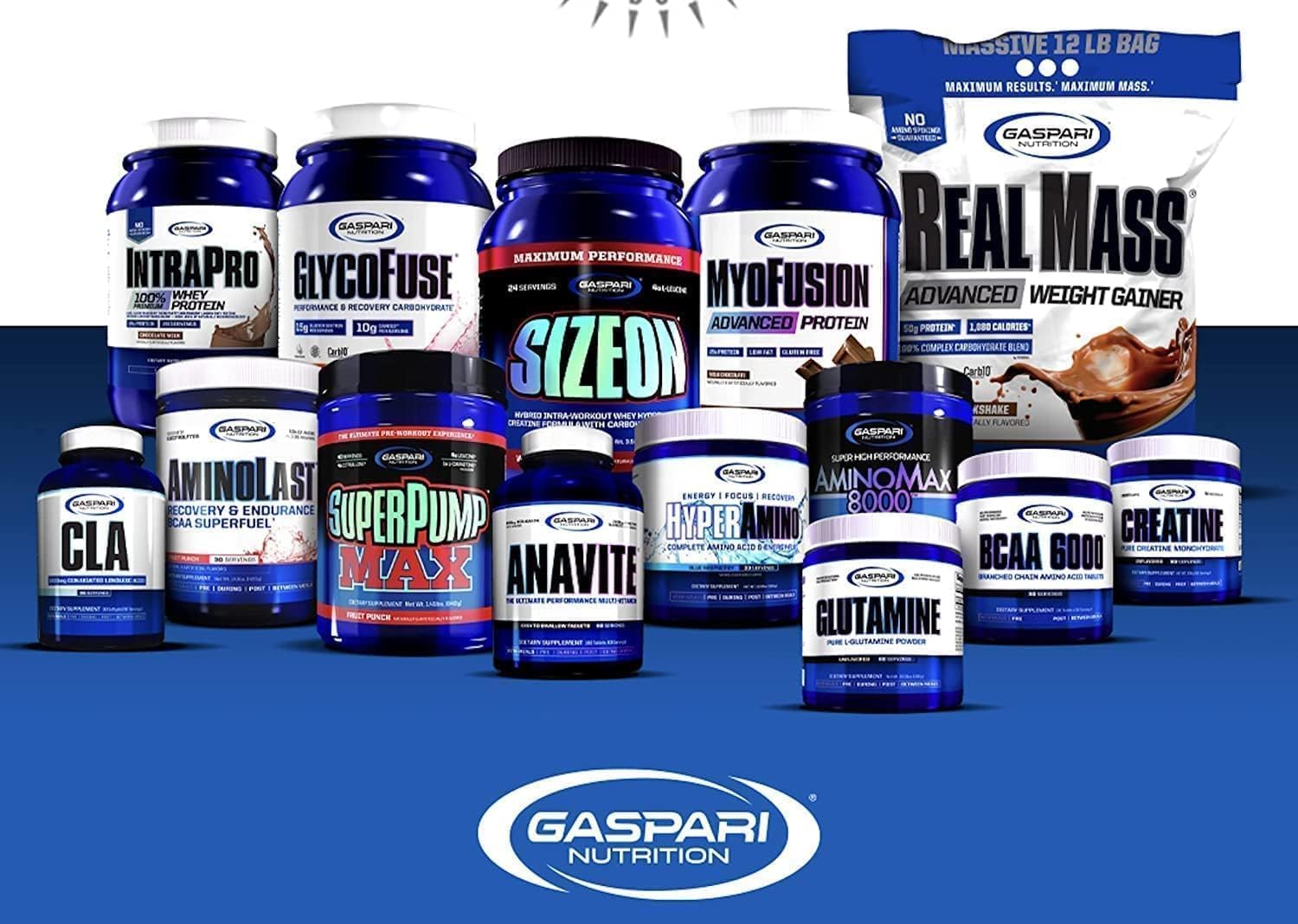 Gaspari Nutrition SuperPump MAX Pre Workout Powder - Fruit Punch Flavor - Boost Energy, Muscle Growth, and Recovery - Nitric Oxide Booster - 40 Servings