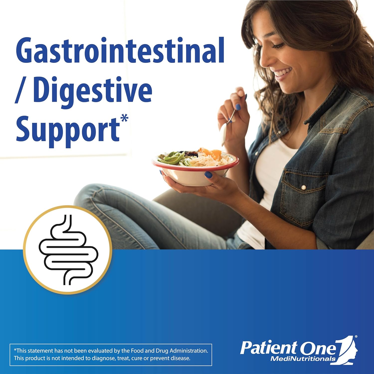 GastroOne Powder Supplement for Gut Health - 6.35 oz with Glutamine, DGL, Ginger, nAG - Supports GI Lining and Digestive Health