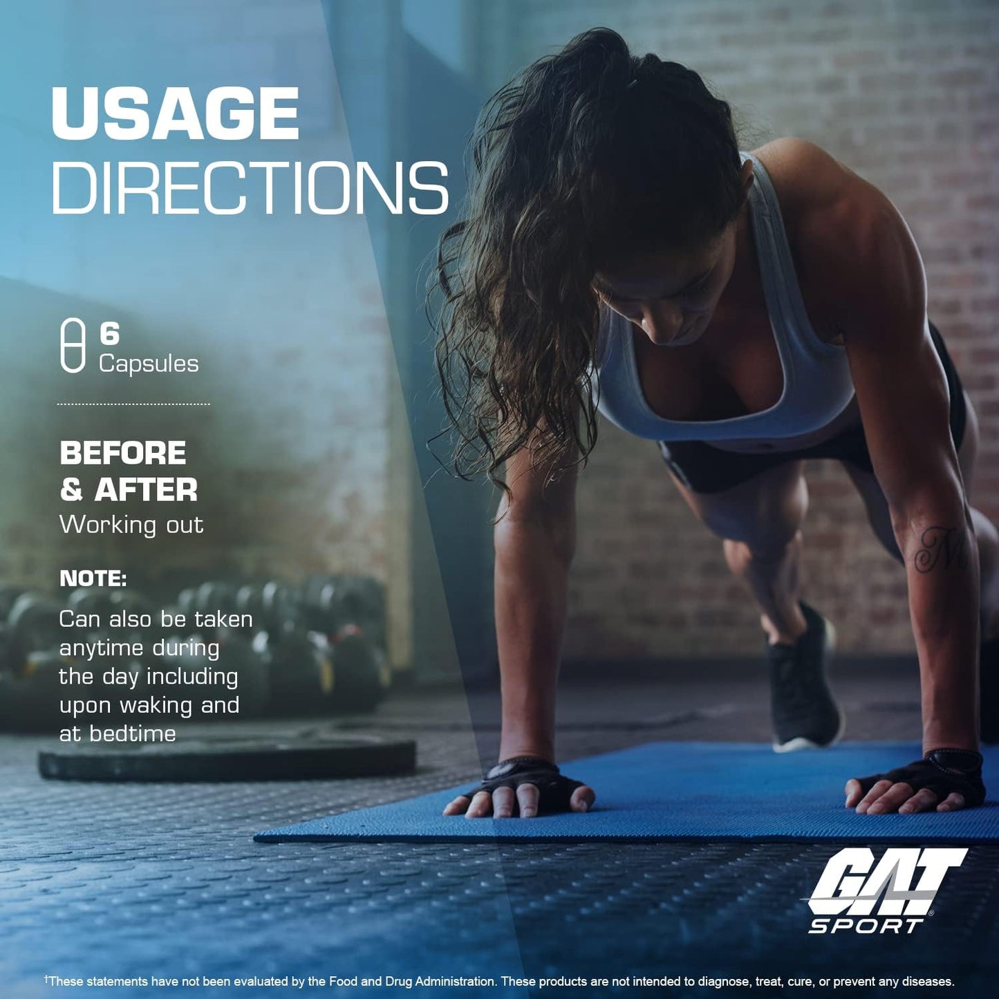 GAT Sport BCAA Powder Supplement - 266.5 Grams of Nutritional Support
