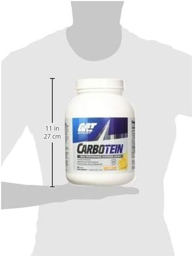 GAT SPORT Carbotein Grape Flavored High-Performance Glycogen Loader - 50 Servings