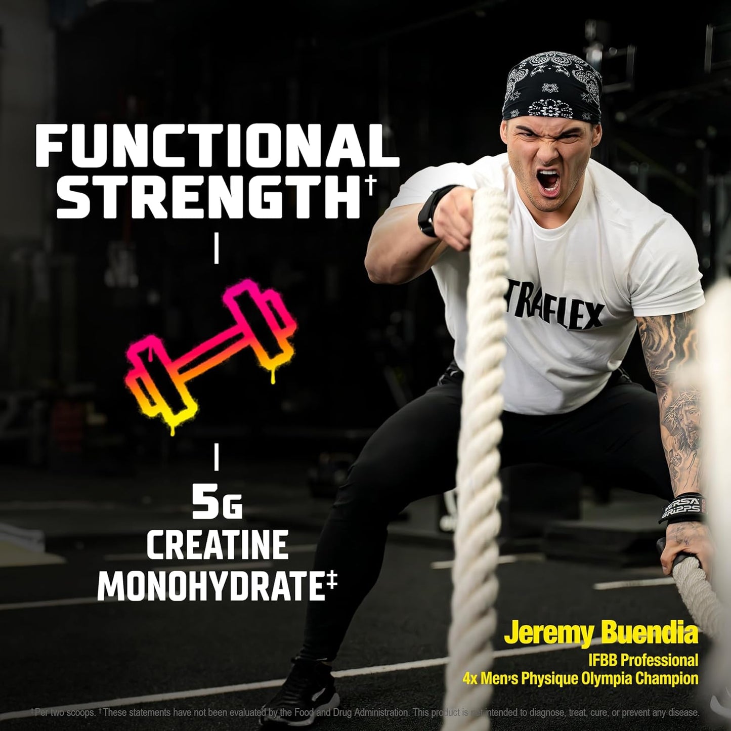 GAT SPORT Nitraflex KAOS White Cherry Lime Pre-Workout Supplement for Energy Boost and Enhanced Performance